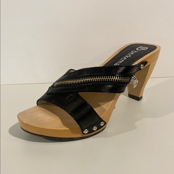 Black Leather Mules by Berkemann Size 37 - Picture 3 of 15